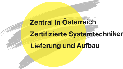 Zentral in Österreich, Zertifizierte Systemtechniker, Lieferung und Aufbau